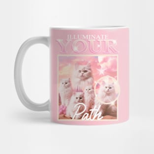 Illuminate your path funny cats Mug